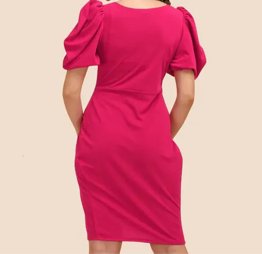 Western Wrap V-neck Dress