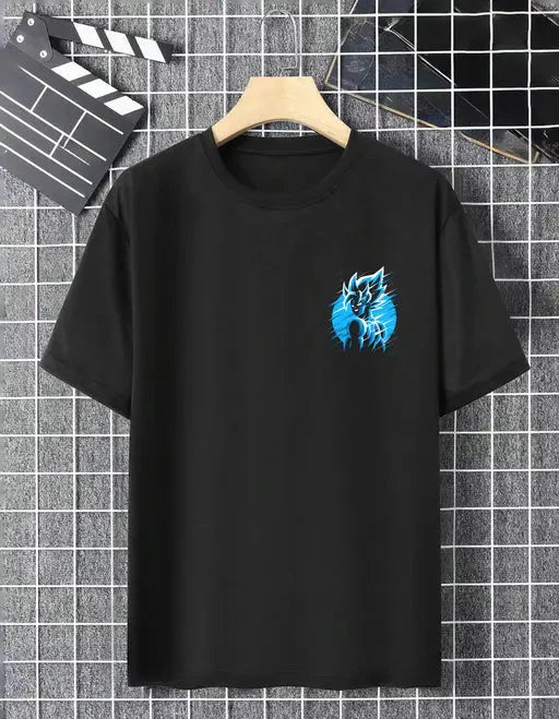 TES™ KAKASHI printed anime oversized T-shirt (BLACK)