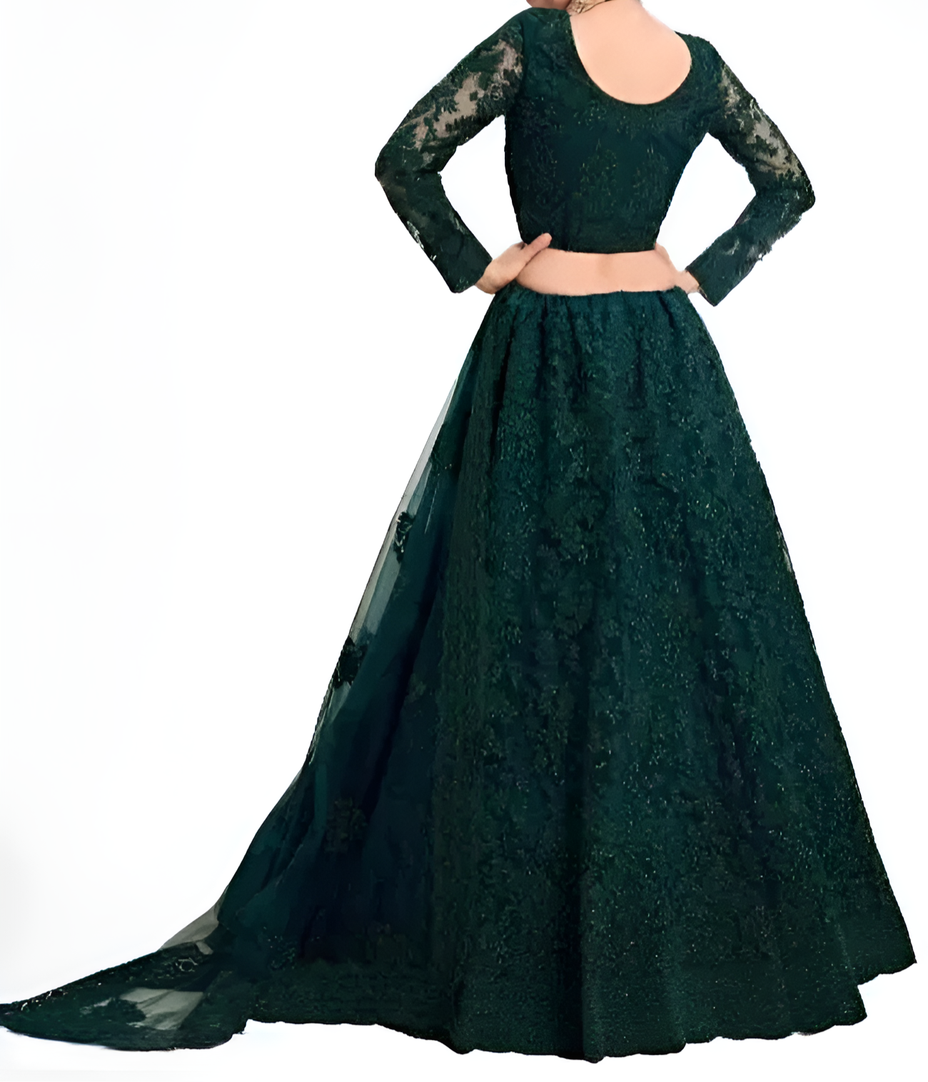 FURBELOW™ Embellished Semi Stitched Lehenga Choli