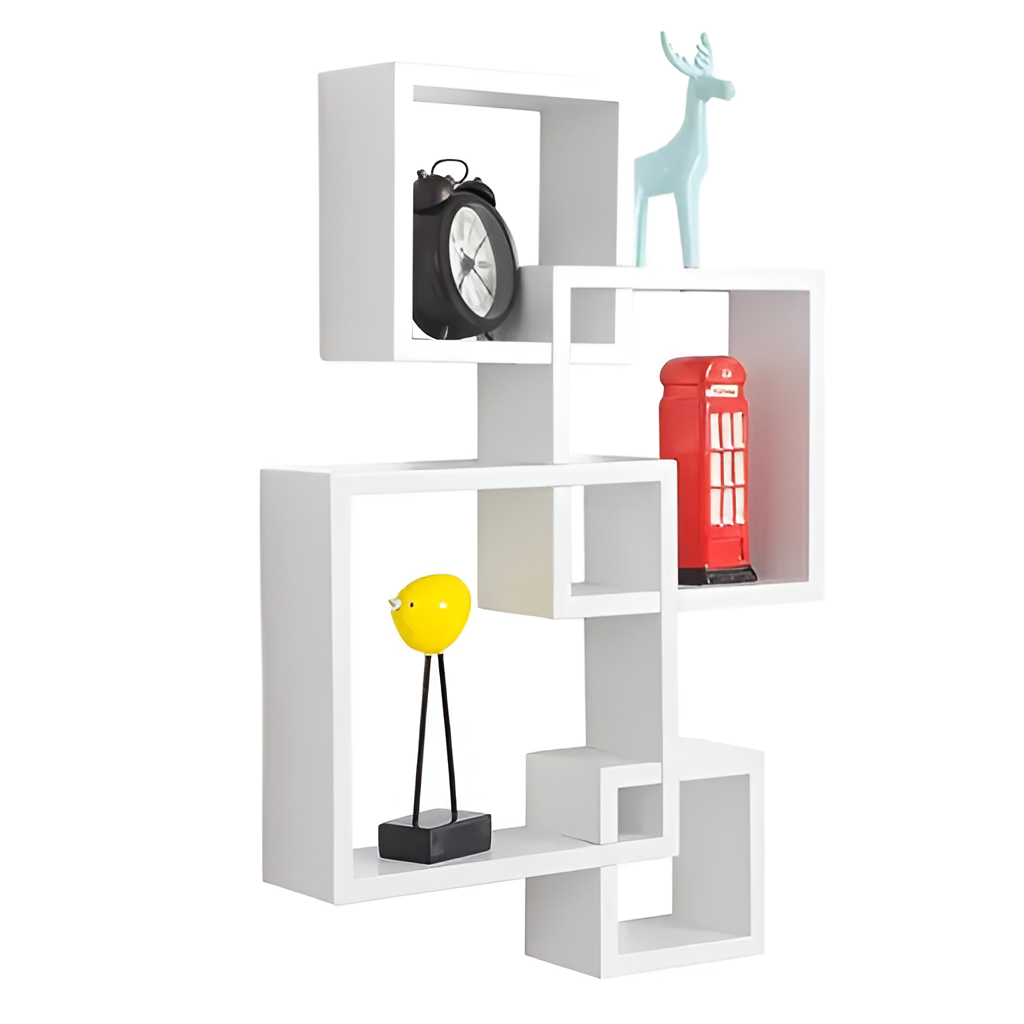 Furbelow™ Intersecting Wall Mount Wall Shelf