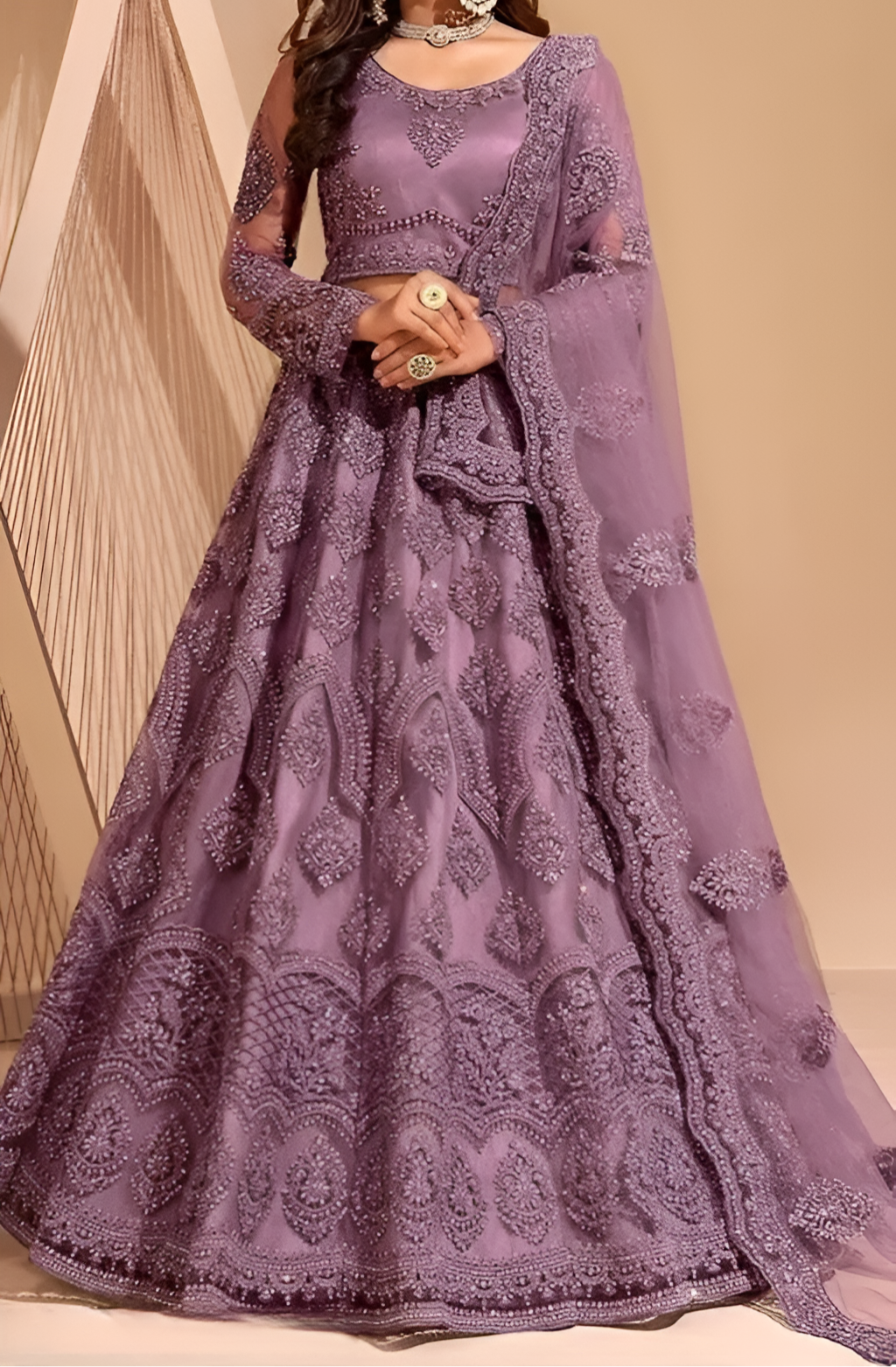 FURBELOW™ Embroidered Lehenga Choli Set