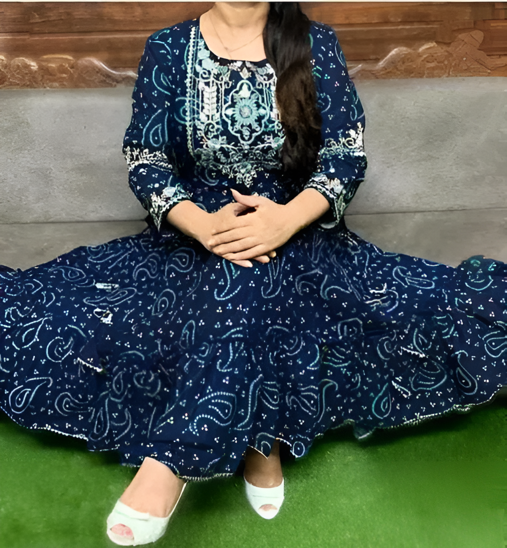 RIAL™ Red Anarkali Kurti
