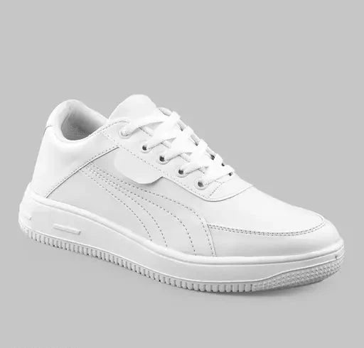 TES™ Casual White Sneakers with Laces