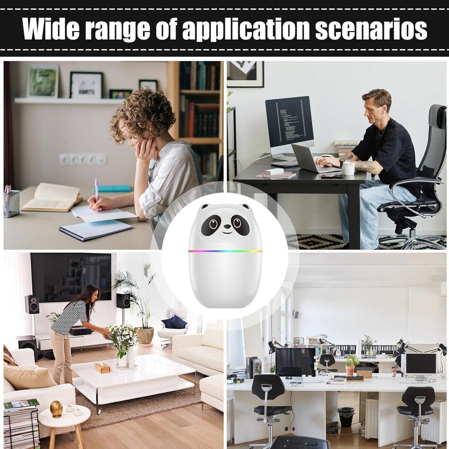 Mistiq™ Mini Panda Cool Mist Humidifier