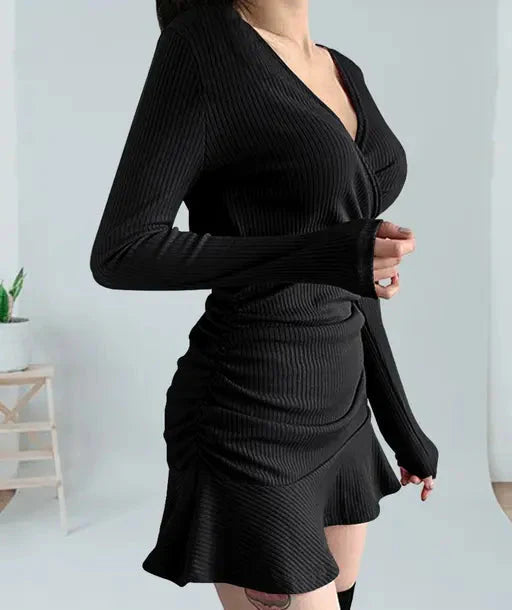 EYEBOGLER™ SLIM FIT FULL SLEEVE DRESS