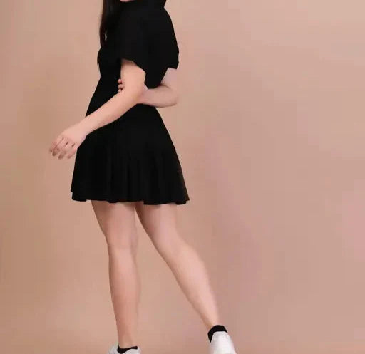 Women Short Dress (Black)