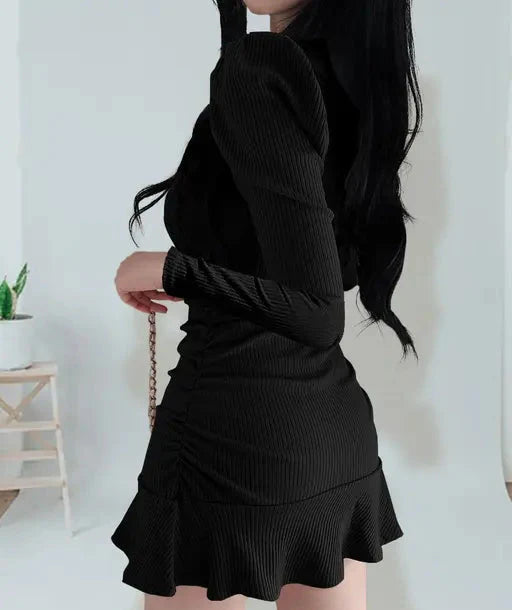 EYEBOGLER™ SLIM FIT FULL SLEEVE DRESS