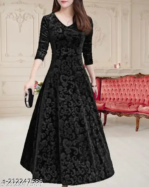 FANCY VELVET DRESS