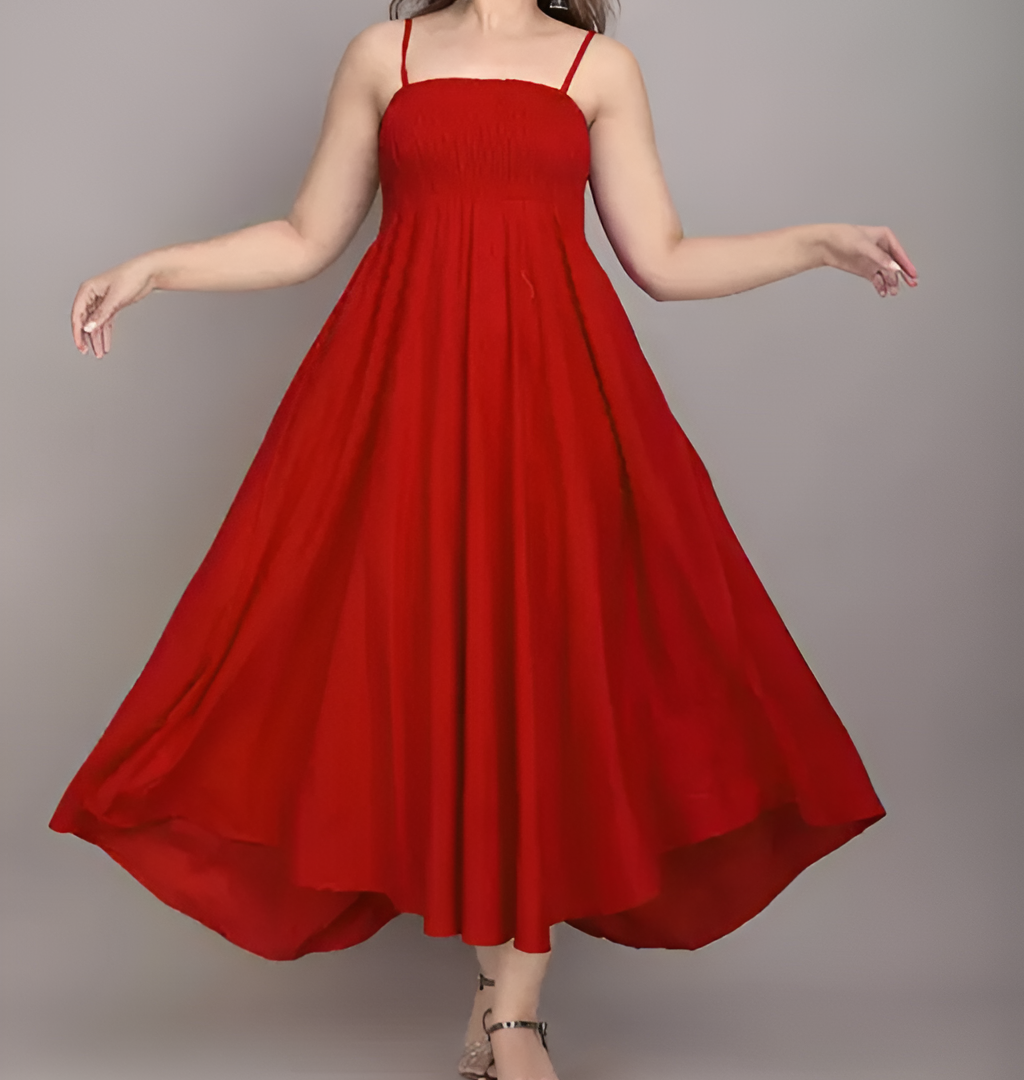 Fashionista™ Off-Shoulder Strap Dress