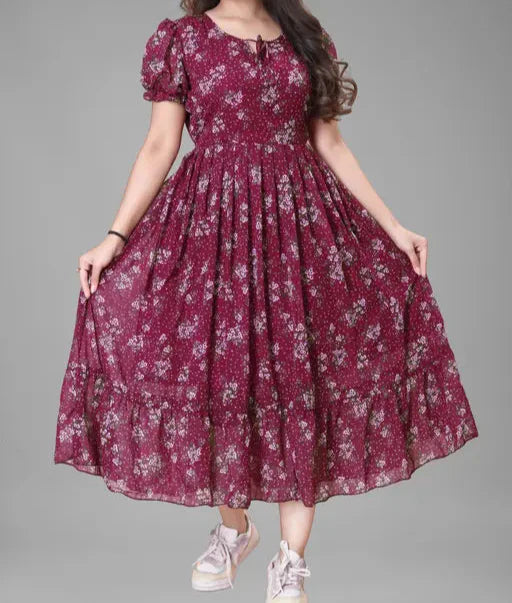 Floral Printed Dress