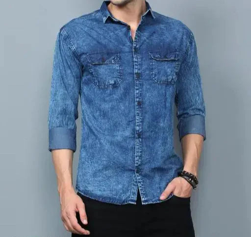 DENIM SHIRT FOR MEN