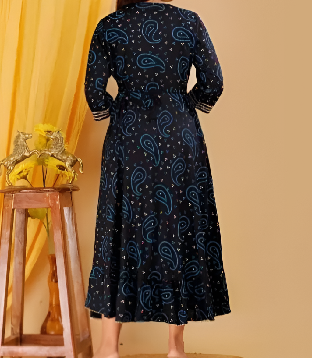 RIAL™ Red Anarkali Kurti