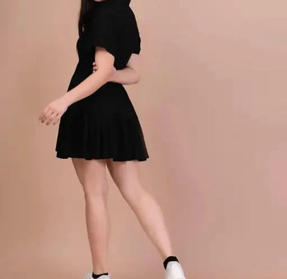 Women Short Dress (Black)